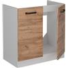 Vicco Mobile lavello cucina R-Line, Rovere dorato, 80 cm