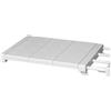 Honseadek Divisorio per armadio, regolabile, per massimizzare l'efficienza dello spazio domestico, adatto per librerie da cucina, scaffali regolabili per armadio (38-60 cm)