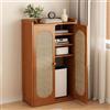 SFJATTA Mobiletto Portaoggetti Per Router Wi-Fi, Armadio Porta Router Wifi in Bambù, Immagazzinaggio Nascondi,elevata Capacità Di Carico, Soggiorno E Ufficio(60 * 25 * 97cm/23.6 * 9.8 * 38.2in)