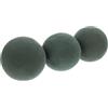 HOMSFOU Kit 3 Pezzi di Palline di Schiuma da Fiorista Verde in Resina Fenolica, Assorbente e Mantiene la Forma, per Decorazioni Floreali in Eventi e Centri Commerciali