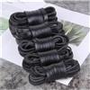 JHSDHYD Cordino Cuoio 4mm di Spessore 4/5/6/8/10mm Vera Pelle Perizoma Piatto Cavo Cuoio Stringa Corda for Fai da Te Collana Braccialetto Gioielli Che Fanno per Fai da Te(Black,4X4mm)