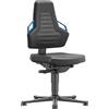 Interstuhl BIMOS Nexxit - Sedia girevole da lavoro, in schiuma integrale, 450-600 mm, colore: Nero