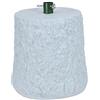 COSE DA CASA Supporto Piede per Albero di Natale Verde o innevato Tronco Bianco h 24 Base in vetroresina Supporto Realistico Elegante Albero Max Altezza cm 150/180