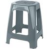 Hogar Juypal 66335 - Sgabello quadrato multiuso, colore: Grigio