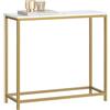 SoBuy Tavolo consolle ingresso moderno aspetto marmo stile Vintage L80*P30*75cm FSB29-G