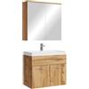 Badplaats B.V. Mobile da Bagno Montreal 01 60cm Rovere - armadietto a Specchio