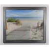 Homedecoration Home Decoration Misano - Cornice Quadrata in MDF, 75,5 x 98,5 cm, MDF, Grigio Spazzolato, Verglasung: Acrylglas Antireflex 1 mm
