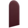 murando - Testiera Letto Singolo Imbottita - Staccionata Velluto Qualità - Antimacchia - 60x30 cm 1 Pezzo - Pannelli Decorativi per Pareti - Pannello Imbottito per Camera da Letto - Minimal - Bordeaux