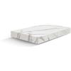 PAZZO DESIGN Tavolo Trasformabile Ida, Sollevabile, Allungabile, Piano Nobilitato Melaminico, Color Marmo Statuario Opaco, Gambe Metallo Nere, Da 120 a 220 cm, Made in Italy - id_2283