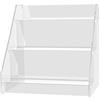 Danieli Espositore a Scaletta in Acrilico SCL001 | Scaletta Trasparente | Espositore da Banco in Acrilico cm 30,5 x 24 x 30 | Gradini 30 x 7 cm