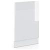 Vicco Pannello frontale Fame-Line, Bianco lucido, 45 cm senza piano di lavoro, per la combinazione con altri moduli della serie Fame-Line