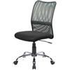 Archimede E8134K, Denver Sedia Operativa Rete, Nero, 46 x 57 x 98 cm