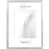 Duisburger-Rahmen24 DR24 Cornice 25x45 (Alu Criss Cross) su Misura, Telaio in Legno MDF Largo 35 mm Incluso Vetro Sintetico antiriflesso, Parete Posteriore Stabile, perni da Piegatura e Ganci