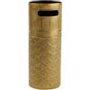 MECSAL CASALINGHI Portaombrelli in Metallo Oro Design Moderno Ø20x56 cm - Porta Ombrelli Tondo Decorativo per Ingresso, Salotto o Ufficio - Stile Elegante e Resistente, Vari Modelli (Oro Geometrico)