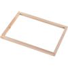 LIFKOME Cornice in Legno Massello 40X50 CM per Pittura ad Olio Supporto Espositore Senza Sbavature Set 1 per Arti Fai da Te