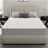 DEWINNER Materasso singolo 80x190, Alto 20cm, Materasso Molle e Schiuma, Insacchettate Sostegno Perfetto, Confortevole e Traspirante,Ortopedico Ergomico，Materasso Molle Insacchettate