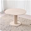 HJhomeheart Tavolo da Pranzo da 115 cm, Tavolo da Cucina Rotondo Moderno e Minimalista, Adatto a Cucine e Sale da Pranzo - YDS