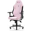 Secretlab Sedia Gaming TITAN Evo Plush Pink - Sedia Computer Reclinabile, Ergonomica, Comoda con Braccioli 4D, Cuscino per la Testa Magnetico & Supporto Lombare in 4 direzioni - Rosa - Tessuto