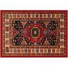 BIANCHERIAWEB Tappeto Antiscivolo Stampa Digitale Linea Emozioni D'Oriente Shirvan Arancio 108x154 Arancio