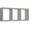 MODULARREDO | TRISTANO Mensola da Muro, Libreria Sospesa, Libreria da Parete, Scaffale da Parete, Marrone Talpa, 70x30 p15.5 cm, Kit Tasselli Inclusi - Made in Italy