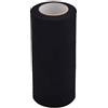 Partylandia S.r.l. Rotolo Bobina di Tulle per Decorazioni e Composizioni, 25 cm x 100 Metri (Nero)