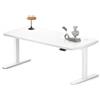 MAIDeSITe Scrivania Regolabile in Altezza Elettrica da 72 a 120 cm con Piano del Tavolo 160 x 80 x 2,5cm e 4 Impostazioni di Altezza a Memoria, Progettata per la Casa e l'ufficio(S2 Pro)