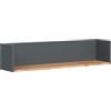 Vicco Mensola Viktor, Antracite/Rovere dorato, 93.4 x 20 cm