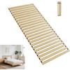 YRHome Rete arrotolabile, 90 x 200 cm, stabile rete a doghe, con 23 doghe, spessore circa 2 cm, portata fino a 300 kg, flessibile, salvaspazio e traspirante, ideale per letto singolo e letto