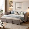 DAHUEN Divano letto 90/180x200 cm, divano a 2 posti con funzione letto, letto estraibile per diventare un letto matrimoniale, letto diurno estraibile, divano estraibile, letto estraibile, divano letto