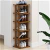 Generic Porta Scarpe Verticale, Scarpiera Aperta, Scarpiera Alta e Stretta, Portascarpe Alto e Stretto for Ingresso, Dormitorio, Sotto Il Letto, Scarpiere Salvaspazio