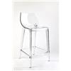 BELLELLI DESIGN Mahi Mahi - Sgabello trasparente Design in policarbonato - H66 - Set 2 pezzi Neutro