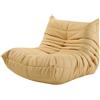 Misorat Divano pigro, divano casual camera da letto soggiorno può sdraiarsi e dormire, poltrona singola, pelle NAPA resistente all'usura e antigraffio Resistente,C-103X88X70CM