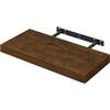WOLTU Mensola da Muro Scaffale Libreria a Parete Decorazione per Cucina, Bagno, Camera da Letto, Ufficio, Soggiorno 60x23x3.8cm Marrone Vintag RG9319hov