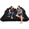 Bdneygtyr Materasso ad aria per auto, 170 x 120 cm, per SUV, bagagliaio, sonno in auto, materasso gonfiabile con pompa, per campeggio e viaggi, impermeabile, con 2 cuscini d'aria