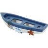 MUCKLILY Di Barca Mediterranea, di Barca da Tavolo in Legno, di Barca in Miniatura, Decorazione Rustica per Barca, Decorazione A Forma di Barca, Artigianato