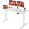 MAIDeSITe Scrivania Regolabile in Altezza Elettrica 140 x 70 x 2,5 cm Incluso il Piano del Tavolo con 4 Impostazioni di Altezza a Memoria, Progettata per la Casa e l'ufficio(S1 Pro)