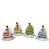 DLM Bomboniere DLM 34497 (Kit 12 Pezzi) Icona in Cristallo e Resina Barca a Vela Mare Marinaio Nozze Battesimo Comunione Compleanno Segnaposto bomboniera