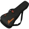 Ibanez IUBT301-BK - Custodia Per Ukulele Tenor, Nero/Arancione