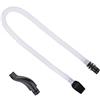 VGEBY Melodica Tube,57cm Tubo Ricambio Melodica Tubo in plastica flessibile lungo Pianica con bocchino nero per Melodica