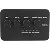 MMHHHG Controller DJ, Mixer for fono portatile AUX IN/OUT Connessione BT digitale Sound Machine for DJ Sound Home Party e teatro