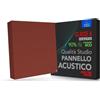 Addictive Sound Pannelli Fonoassorbenti Premium 50x50x11 cm, Bordeaux | Linea Premium: tessuto 265 g/m2, Classe A EN ISO 11654, kit di montaggio parete e soffitto