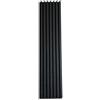 MEBANO. Pannello Acustico Legno Set di 4 pezzi 30x132 cm Nero Effetto Legno con Lamelle Moderne su Feltro per Rivestimento Parete Effetto Legno