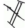 DynaSun Supporto Professionale DynaSun MK-X2 per Tastiera Elettronica Piano Sintetizzatore Workstation con braccio profilo doppio X