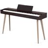 McGrey DP-17 WD Piano 88 tasti pesati con meccanica a martello, 128 suoni, 600 ritmi, design slimline, layer/dual, 3 pedali, finitura noce scuro.