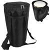 Generico Custodia per il trasporto di tamburi africani, borsa impermeabile per tamburi africani, Custodia per il trasporto dello zaino a spalla Djembe, Zaino per strumenti musicali con design a tracolla ispess