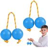 Generic Strumento Kashaka a sfera ritmica, strumento Kashaka a sonaglio africano, 2 paia di uova ritmiche, strumenti a percussione manuale in ABS, doppia zucca per bambini e adulti