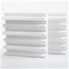 ua acoustics Set di 2 diffusori acustici ARTO-S in polistirolo | Diffusione sonora 2D | 50x50x15 cm | Riflessione - Diffusione | [ARTO-Styrofoam (150mm) | Bianco]