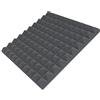 Generico Pannelli Fonoassorbenti Piramidali Correzione Acustica 50x50x5 Pacco Da 4, in Schiuma Acustica