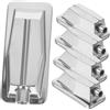 Toyvian 5 Pezzi Gancio Metallico per Rullante, Ricambio Argento | Set per Jazz Drum, Parti di Ricambio Wc21c, Accessori per Montaggio e Fissaggio, Formato 5 Pezzi