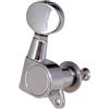 WALFRONT Grover Meccaniche Meccaniche, Lega di Zinco Cromato, Set di 6 Accordatori per Chitarra per Destrimani con Rapporto di Trasmissione 1:15 per Chitarra Elettrica e (3 destra e 3 sinistra)